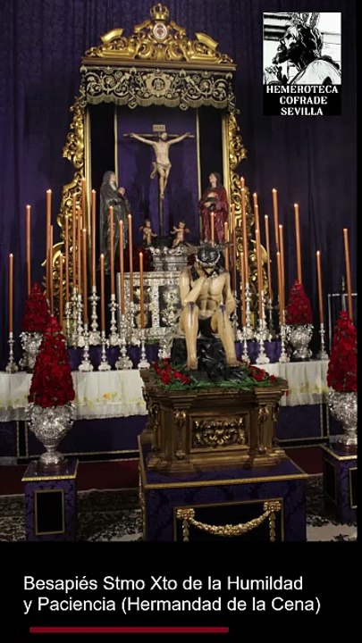 Besapíes del Cristo de la Humildad y Paciencia de la Hermandad de la Cena