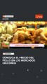 PRECIO DEL POLLO EN MERCADOS CRUCEÑOS
