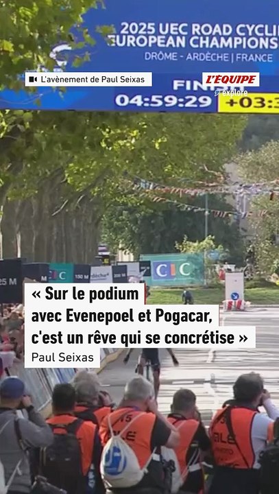 Paul Seixas : « Finir sur le podium avec Remco Evenepoel et Tadej Pogacar, c’est un rêve qui se concrétise » - Cyclisme - Documentaire