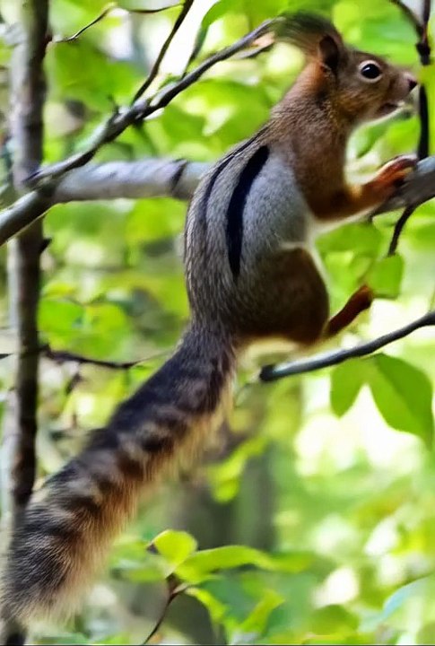 Comedy and Entertainment /A squirrel that barks