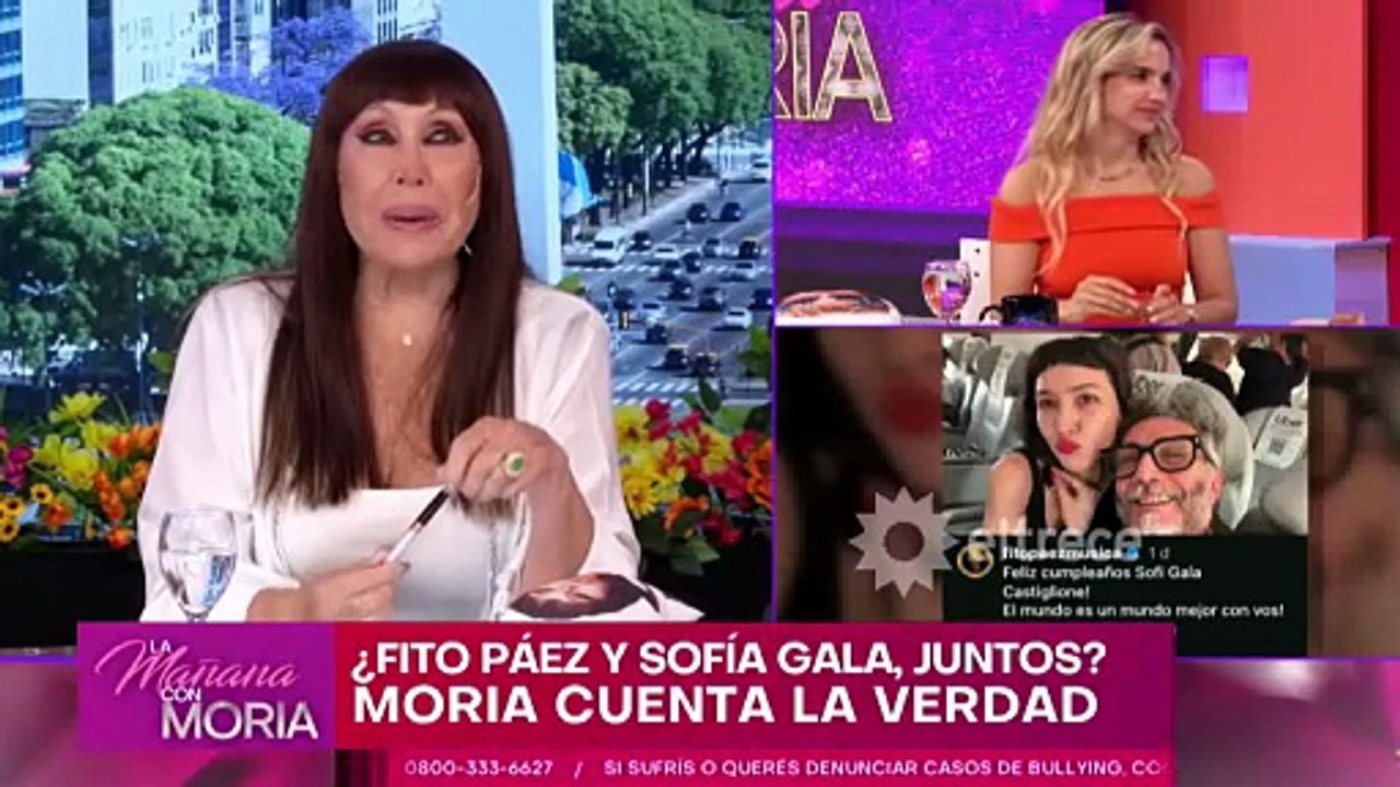 Moria Casán contó toda la verdad de la relación entre Sofía Gala y Fito Páez: "Tienen..."