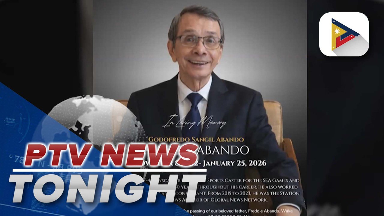 Former PTV news anchor ‘Manong Freddie’, PTV assistant cameraman, passes away