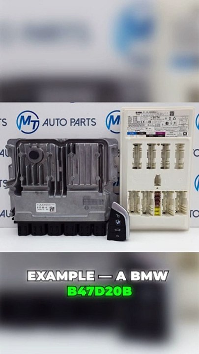 BMW B47D20B ECU set with key and BDC – 320d available at mtautoparts.com