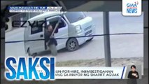 Anggulong gun-for-hire, iniimbestigahan sa pananambang sa mayor ng Shariff Aguak | Saksi