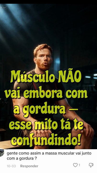 Músculo NÃO vai embora com a gordura — esse mito tá te confundindo!