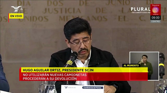SCJN devolverá o reasignará camionetas blindadas tras críticas públicas