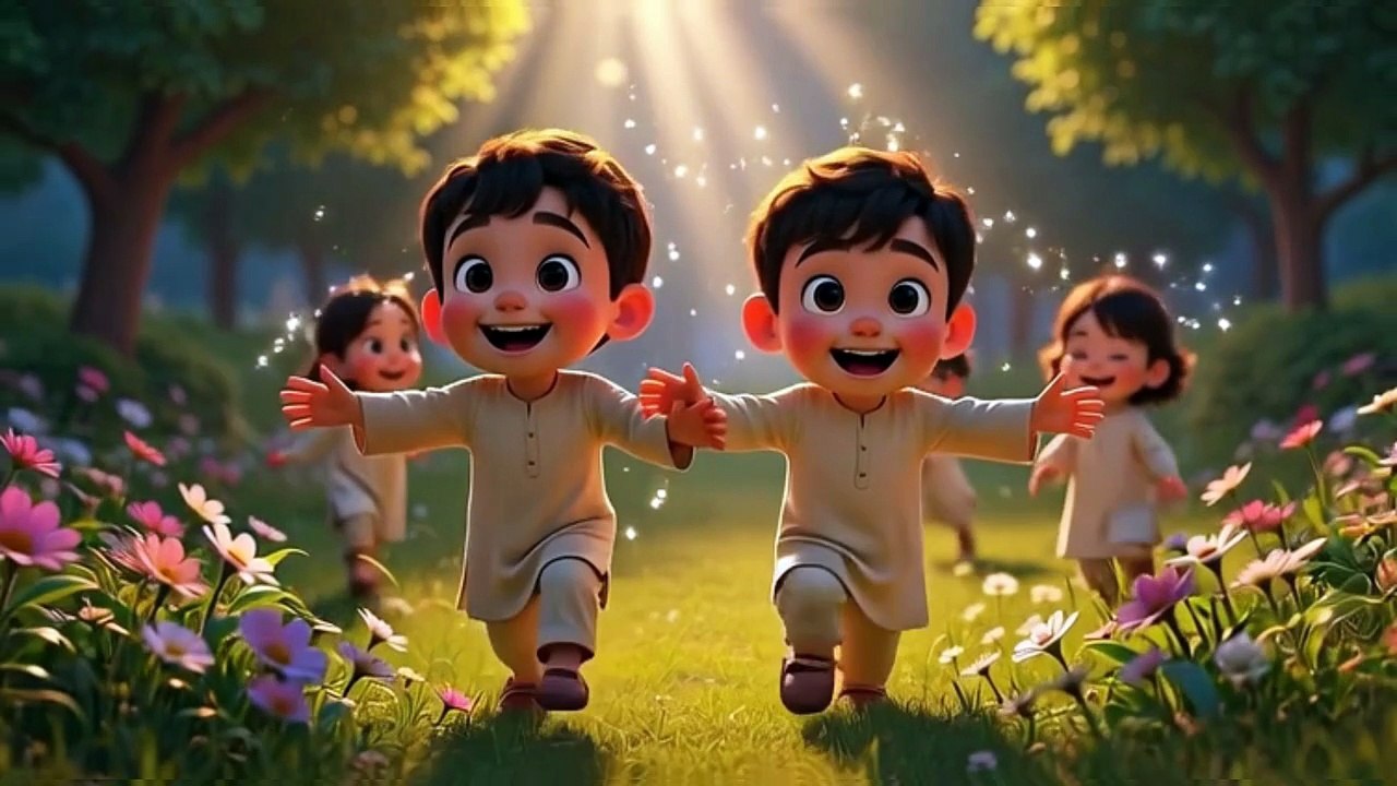 Islamic Rhyme | The Two Little Kids Hadi & Daie | Fun Islamic Song for Kids | SiratLabs