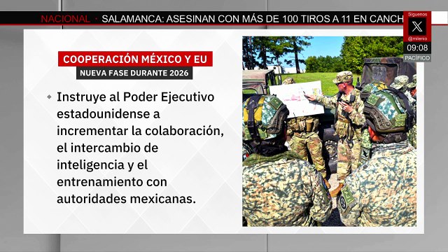 Cooperación antidrogas México-EU entra en nueva fase en 2026