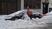 Massive storm leaves New Yorkers digging their vehicles out of snow