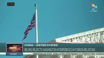 Beijing rejects Washington’s interference in foreign relations
