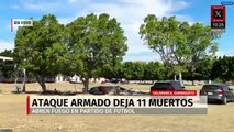 Así quedó el campo de fútbol de Salamanca tras la masacre en Loma de Flores