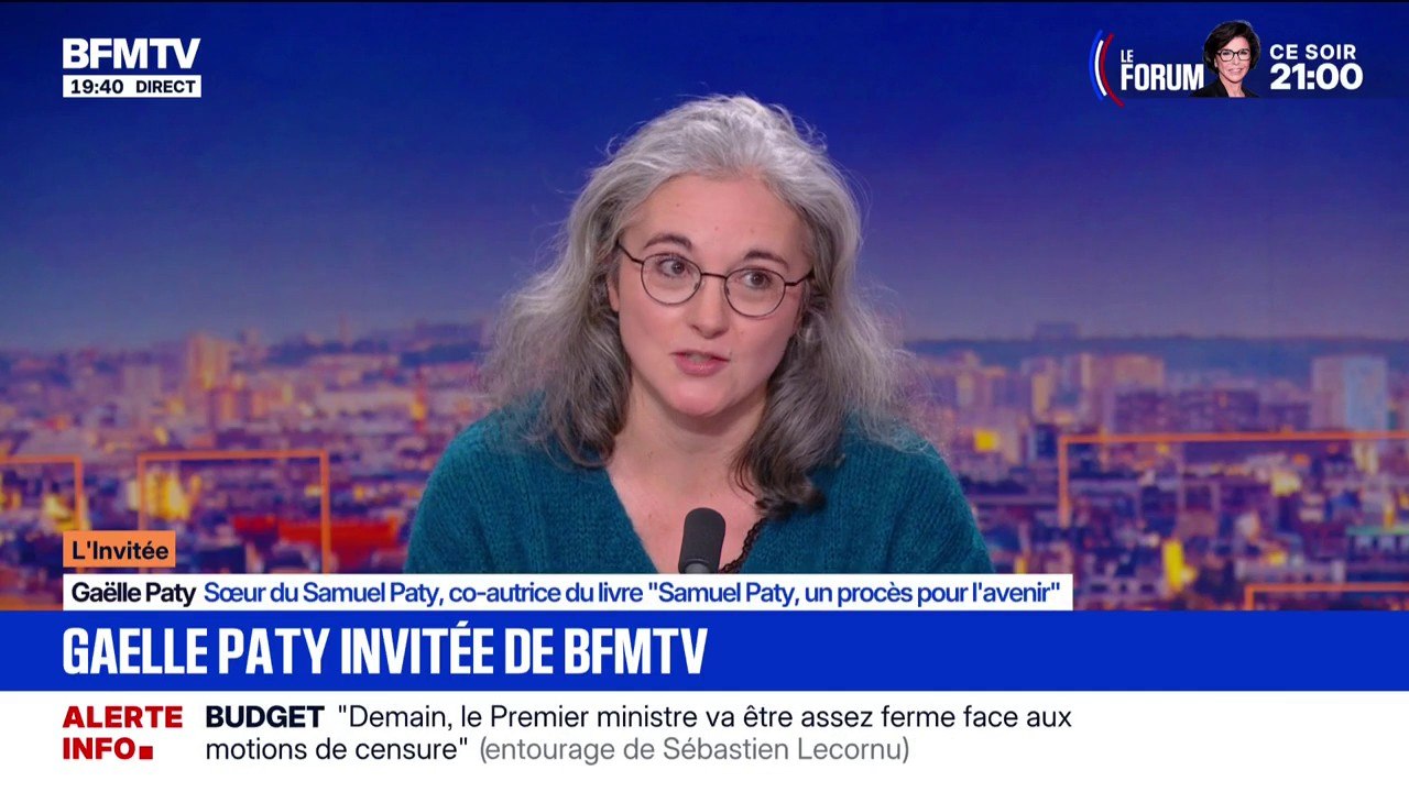Mort de Samuel Paty: ce deuxième procès, "c'est une épreuve", déclare Gaëlle Paty, sœur de l'enseignant