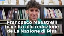 Francesco Maestrelli in visita alla redazione de La Nazione di Pisa