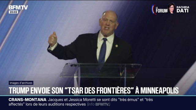 En réponse aux manifestations à Minneapolis, Donald Trump annonce envoyer son conseiller spécial anti immigration Tomas Homan