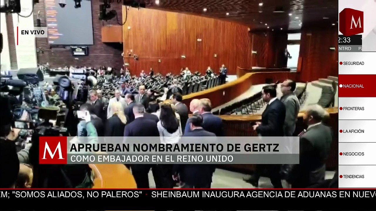 Gertz Manero es ratificado como embajador de México ante Reino Unido