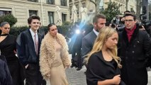 La familia Beckham reaparece unida en París tras el comunicado de Brookyln