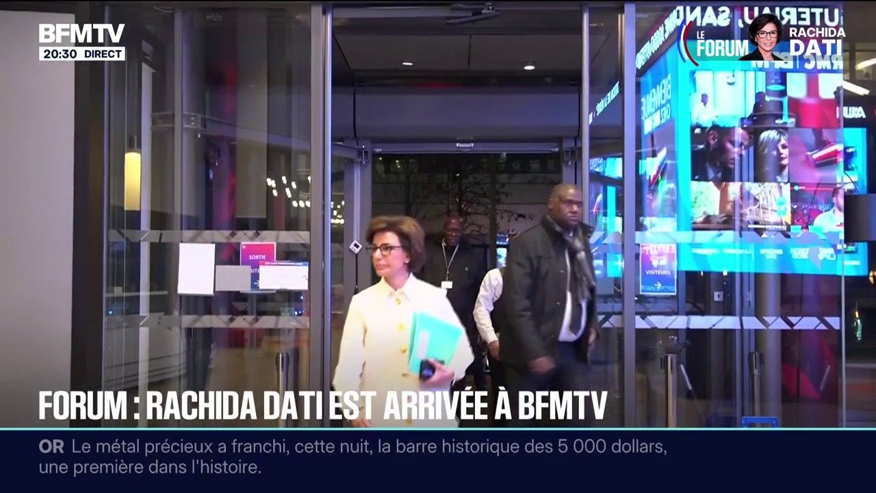 Rachida Dati est arrivée dans les locaux de BFMTV pour une émission face aux Français