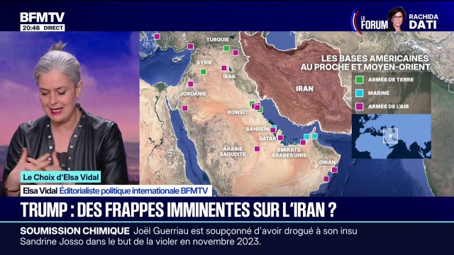 LE CHOIX D'ELSA VIDAL - Des frappes imminentes sur l'Iran ?