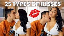25 Types of Kisses Couples Try 😂 | Fun Relationship Guide