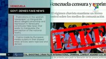 Venezuela | Government denies fake narrative of censorship and repression