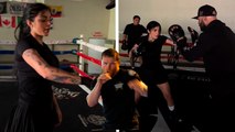 Karely Ruiz se prepara en el mundo del boxeo con el sello de Canelo Álvarez