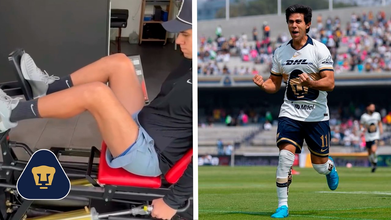 JJ Macías comparte su rehabilitación tras lesión, ¿está cerca su regreso a Pumas?