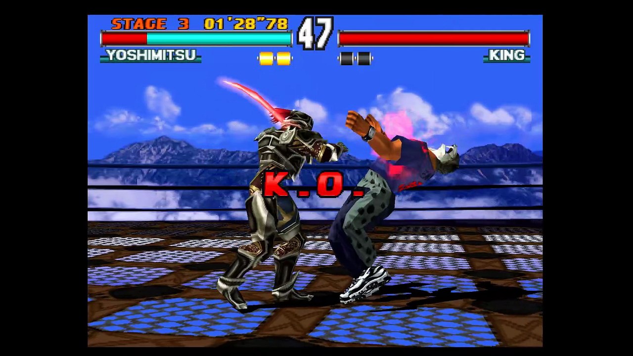 TEKKEN 3 YOSHIMITSU ARCADE MODE ATE ZERAR