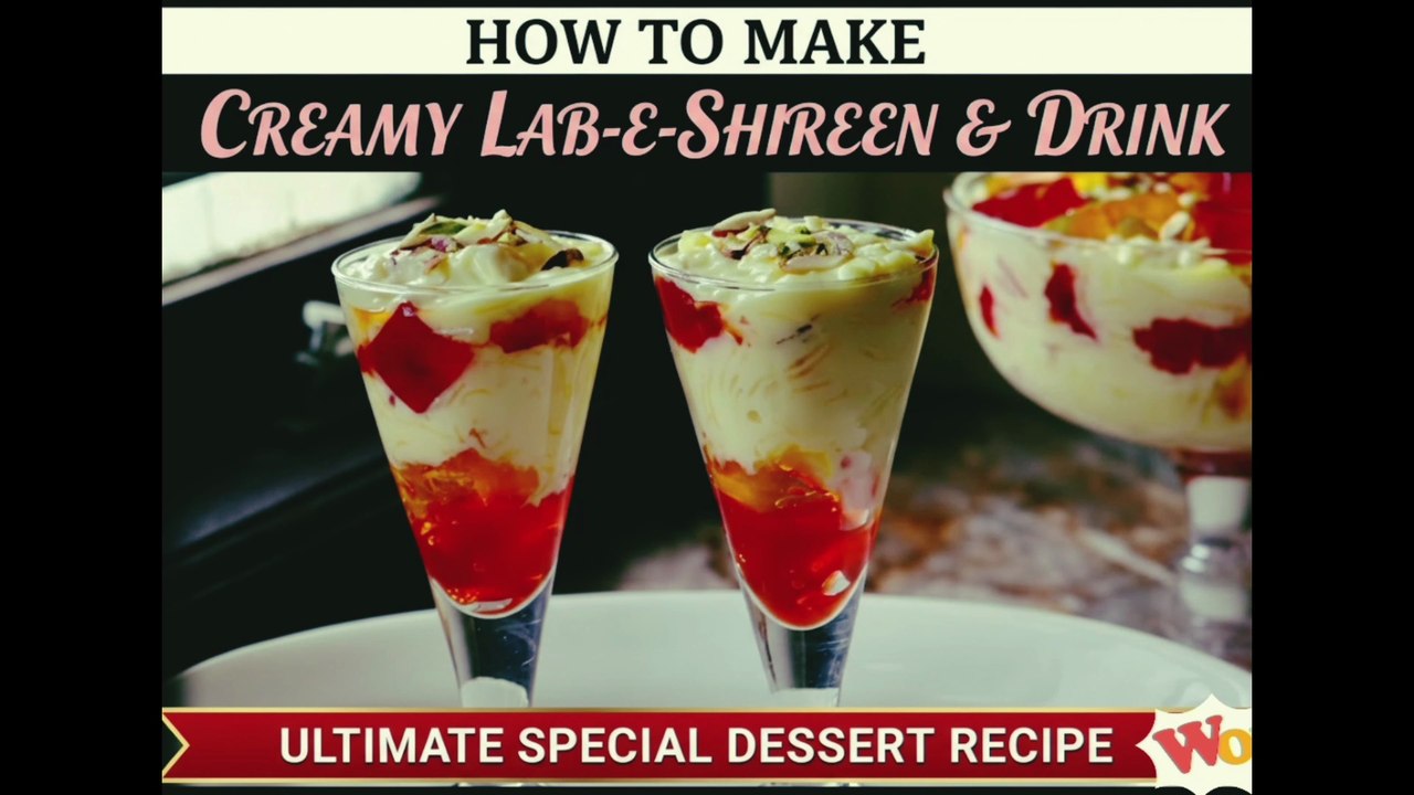 How to Make Creamy Lab-e-Shireen & Drink: The Ultimate Special Dessert Recipe!