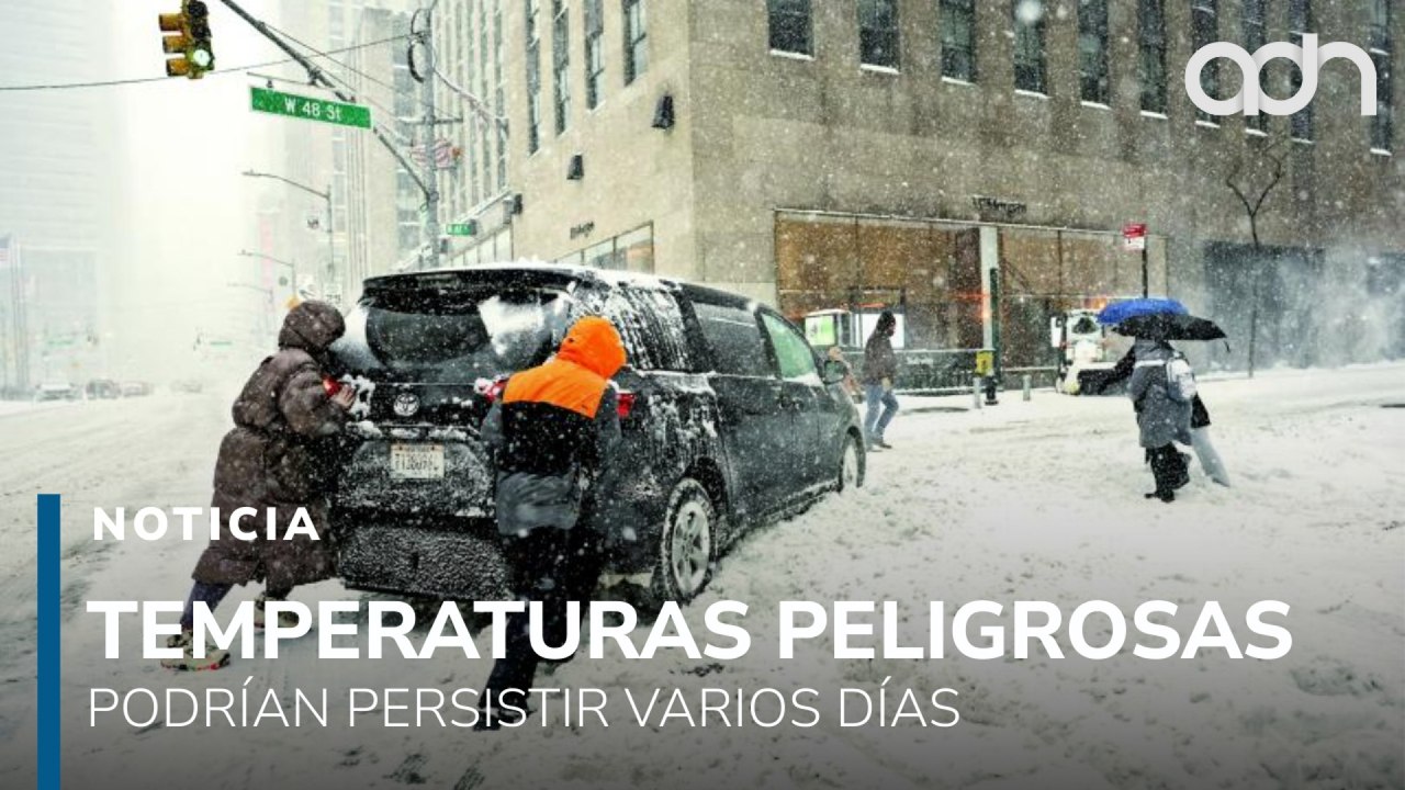 Declaran emergencia en 20 estados de EE.UU. por tormenta invernal