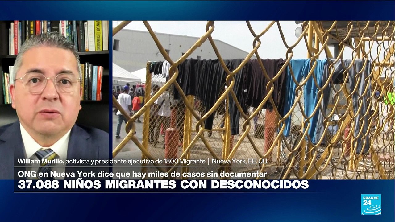 William Murillo: "Son más de 37 mil niños migrantes entregados a personas que no eran familiares ni conocidos"