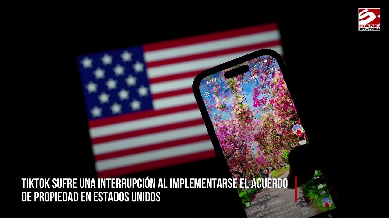 Sufre TikTok una interrupción al implementarse el acuerdo de propiedad en Estados Unidos