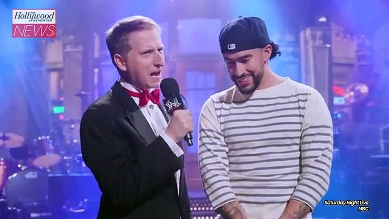 Bad Bunny Goes Head-to-Head With Himself in 'Saturday Night Live' Promo | THR News Video