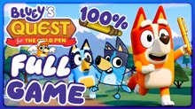 Bluey's Quest for the Gold Pen FULL GAME 100% Longplay (iOS, PS5)