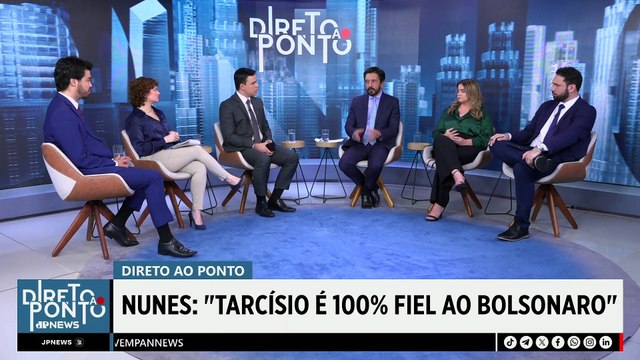 “Tarcísio é 100% fiel ao Bolsonaro , diz Ricardo Nunes | DIRETO AO PONTO