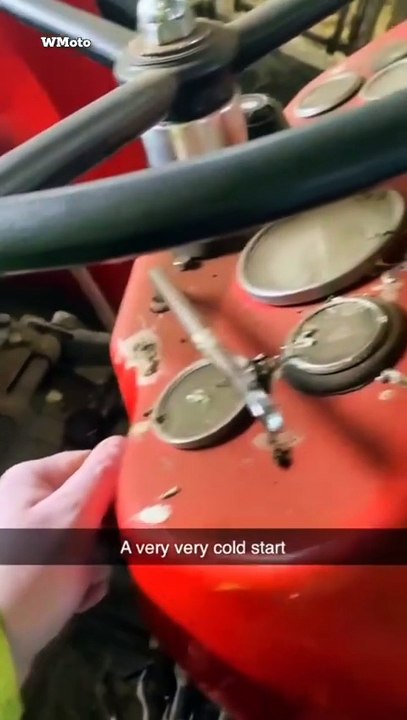 Very very Cold Start of Farm Tractor | Supercar WAR! 🏁💥 Who’s the FASTEST? #Supercars