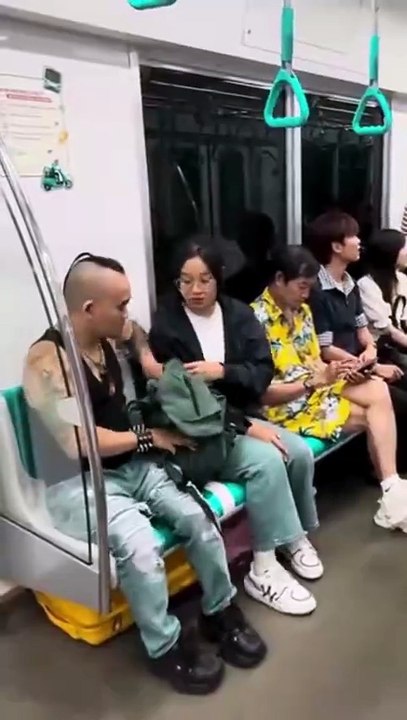 Rude guy in metro