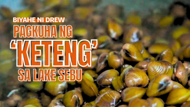 Pagkuha ng ‘keteng,’ sinubukan nina Drew Arellano at Mary Ann Basa sa Lake Sebu | Biyahe ni Drew