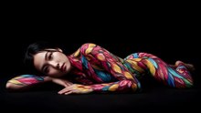 【BodyCanvas】 Feathered Body Painting Art in Motion | When Light Becomes Art