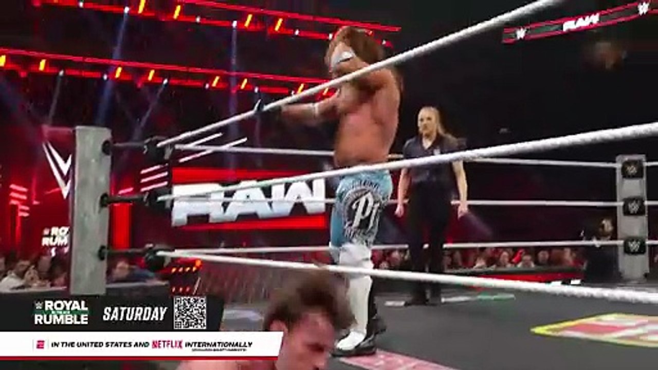 WWE RAW 26 JANUARY 2026 AJ STYLES VS CM PUNK FULL MATCH