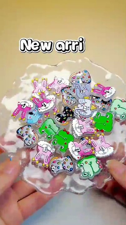 Acrylic Beads Cute Animal Series in Various Types, Random Mix