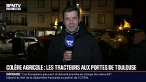 Colère agricole: une nouvelle action des agriculteurs de la Coordination rurale à Toulouse
