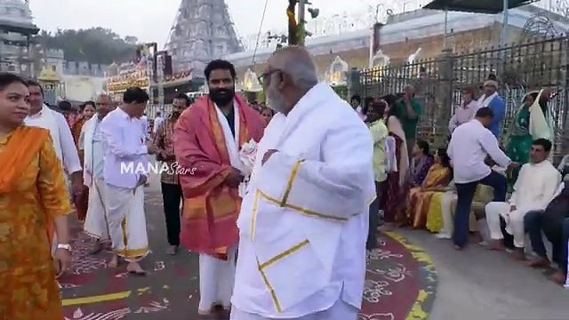Music Director MM Keeravani Visits Tirumala