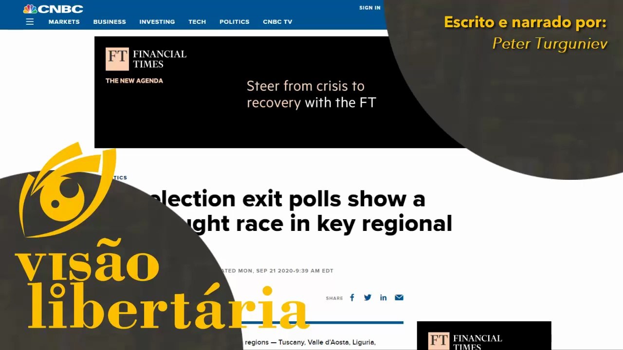 Direita italiana vira mais uma região | Visão Libertária - 04/10/20 | ANCAPSU