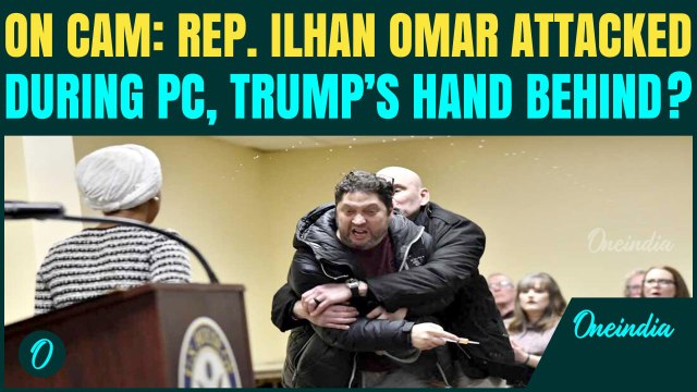 U.S BREAKING: Ilhan Omar ATTACKED by Man During Town Hall Address | Is Trump Behind Assault on Omar?