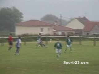 Bourganeuf ouvre le score (Samuel)