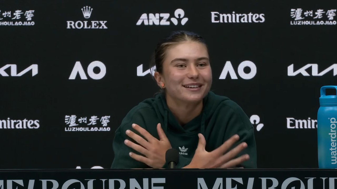 Tennis - Open d'Australie 2026 - Iva Jovic : "Novak Djokovic m’a envoyé des conseils au fil des tours"
