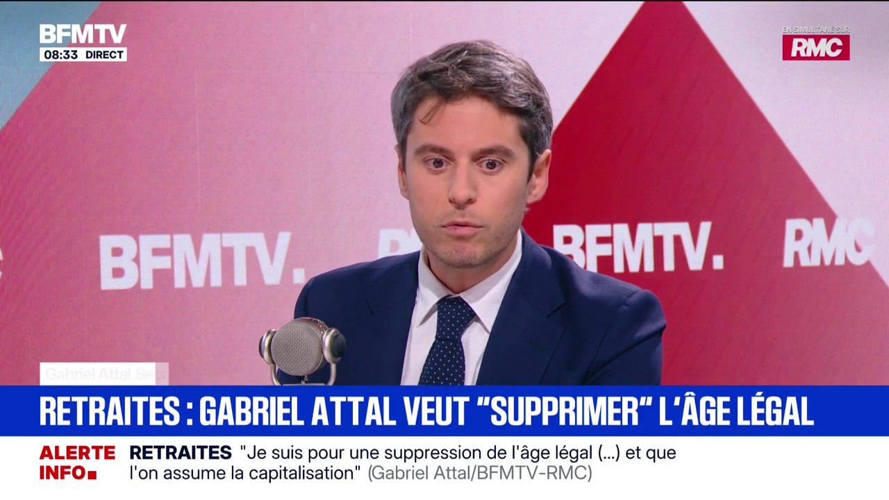 Nouveau nom du parti Renaissance: "Les noms qui ont été choisis ne reflétaient pas forcément un projet politique", estime Gabriel Attal