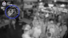 Braddon bar assault captured on CCTV cameras