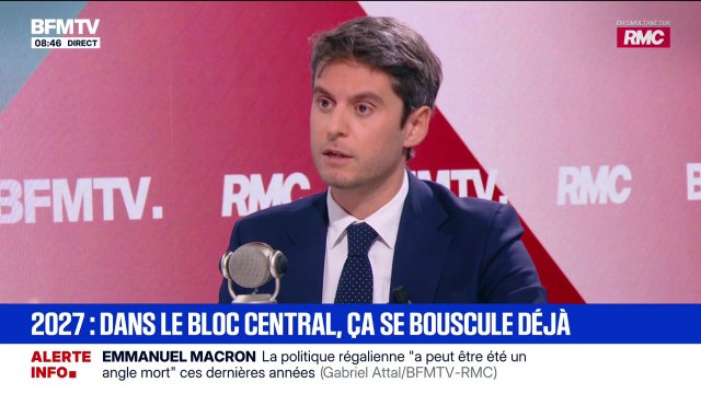 Présidentielle 2027: Il y a beaucoup de candidats sans projet. Moi, je veux que notre projet ait un candidat , affirme Gabriel Attal, secrétaire général du parti “Renaissance”