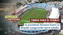 Xiomara Castro se despide de su gestión como presidenta de Honduras con entrega de obras